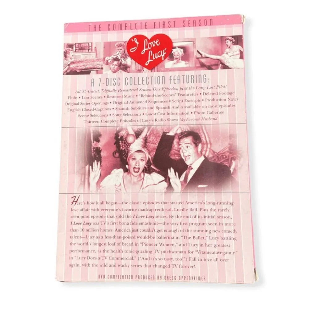 I Love Lucy Collectors Complete First Season 7 Disc DVD‎ Set 35 EpisodesBox Set - Picture 6 of 8